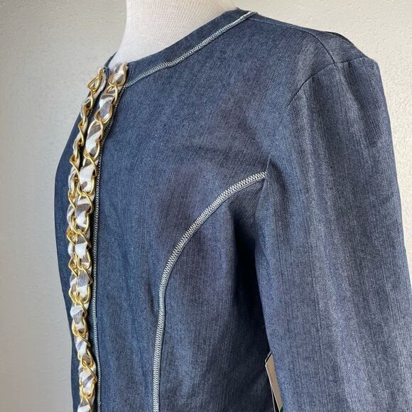 NWT Multiples Matching Denim Jacket & Pants Size L - Picture 5 of 16